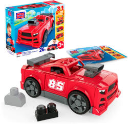 Mega Bloks, Build & Go Race Car, set de blocuri, 26 piese