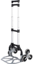 Strend Pro Molnárkocsi, Strend Pro, fekete/szürke, maximum 80 kg teherbírás, összehajtható, lépcsőző, teleszkópos nyél (TC2182517)