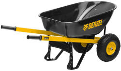 Denzel 230 kg/ 140 L EXPERT kétkerekű építőipari talicska, megerősített, vontatható (6900077)