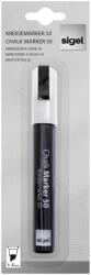 Sigel Folyékony krétamarker, vágott hegy, 1-5 mm fehér (SBA181)