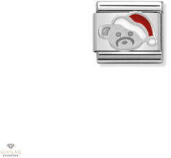 NOMINATION "Maci mikulás sapkában" charm - 330204-13