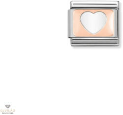 NOMINATION "9K Rosé szív" charm - 430101-08