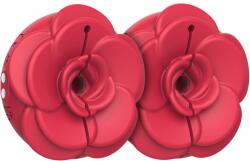 Teazers Vibrating Nipple Clamps Red