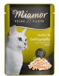 Miamor Miamor Feine Filets - nedves macskaeledel csirkével baromfizselében 24x100g