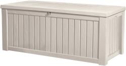 Keter Rockwood 570 L multifunkcionális tárolódoboz, Krémszínű