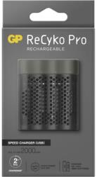 GP ReCyko M451 USB Akkumulátortöltő, gyorstöltő funkcióval + 4xAA ReCyko Pro 2000mAh előtöltött akkumulátor (B53455) (B53455)