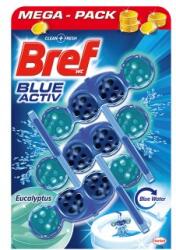 Bref color aktiv ароматизатор за тоалетна чиния, Евкалипт, 3х50гр
