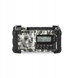 Sangean MMR-99 DAB+ Camo Vészhelyzeti rádió DAB+, URH AUX, USB, Bluetooth® Napelem, Kézi kurbli, Akkutöltő funkció Arctic Camo (A500555)