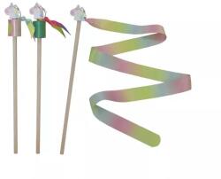 QX Bandă gimnastică cu unicorni pe bețișor de lemn - diverse modele (729257)