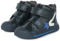 Ponte20 Ghete copii, băieți, imblanite, talpa supinata, velcro, Dark Blue, Ponte20, 22/25 skék (13B54C)