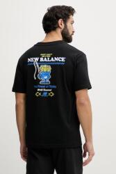 New Balance tricou pentru bărbați, din bumbac Fish and Chips PPY2-TSM134_99X (MT61I5BMBK)