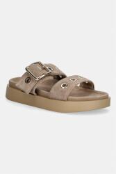 Inuikii papuci pentru femei, din piele întoarsă Tilda Buckle PPY2-KLD085_80X