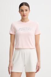 Guess tricou pentru femei, cu vâscoză LEONA PPY2-TSD150_30X (V6GI15.K2982)