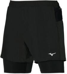 Mizuno ER 5.5 2in1 Short Black Férfirövidnadrág S