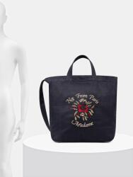 Drôle de Monsieur Чанта памучна Sac Tote Slogan Rose (J.AC195.CO277.NY)