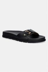 Lauren Ralph Lauren papuci pentru femei, din piele Tasha Slide PPY2-KLD0YT_99X