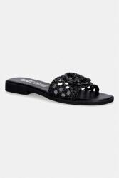 Just Cavalli papuci cu toc plat pentru femei PPY2-KLD0IK_99X