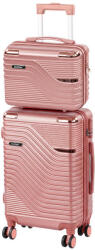 Leziter TraveLux Urban VI gurulós bőrönd szett lazacrózsaszín (LTRUBS-VI-LR) - leziter