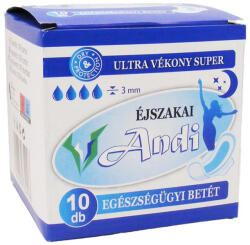  ANDI egészségügyi betét szárnyas éjszakai - 10 db
