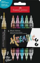 Faber-Castell Set 6 Markere Acrilice Shakepaint Culori Metalizate Faber-castell (FC285517)