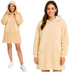 Ruhhy XXL pulóver - bézs színű takaró 26146 (5900779957749)