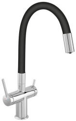 FERRO BFT41B - Ferro Filtrata álló csaptelep, flexibilis kifolyócsővel, szűrt vízhez, fekete (BFT41B)