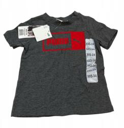 PUMA Új póló gyerek Puma Xxs (3-4 éveseknek) szürke, logóval (KN13/51-14)