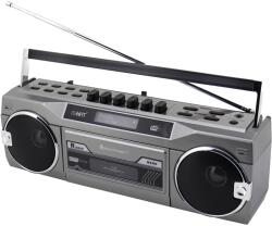 soundmaster Retro kazettás magnó rádióval DAB+, FM Kazetta, DAB+, URH, Bluetooth®, AUX (SRR80TI) (SRR80TI)