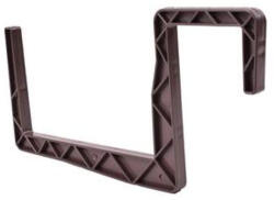  Balkonláda tartó műa. 15 cm barna, szögletes kampóval (41997)