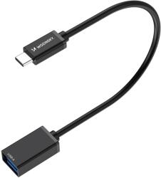  Adapter: Wozinsky WOTGY1S - USB / Type-C (USB-C) OTG adapter, fekete kábel, 12, 5 cm