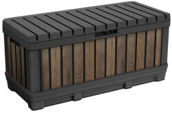 Keter DECOCOAT KENTWOOD MŰANYAG KERTI TÁROLÓ 350L - dió
