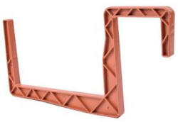  Balkonláda tartó műa. 15 cm terracotta, szögletes kampóval (41995)