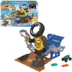 Mattel Monster Trucks Mega Wrex autópálya játékszett kisautóval (174217) (5164325)