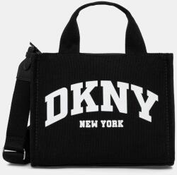 DKNY keresztpántos táska női pamut - fekete Univerzális méret