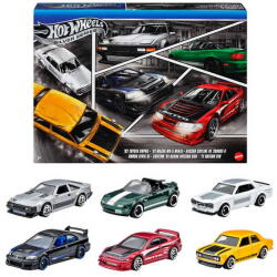 Mattel Hot Wheels Silver Series - Streets of Japan 6 db-os készlet (JBY77) (JBY77)