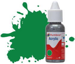 Humbrol Acrylic - Emerald Green - Gloss (2) 14ml (DB0002) (DB0002)