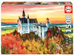 Educa Puzzle Őszi Neuschwanstein, 1500 db-os (19042) (19042)
