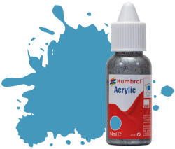Humbrol Acrylic - Middle Blue Matt (89) 14ml (DB0089) (DB0089)