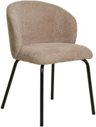 House Nordic 2 db Safira étkezőszék, bouclé, bézs, modern dizájn (HN1001365)