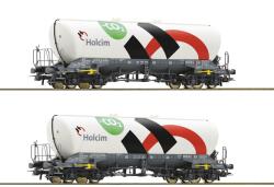 Roco 6600192 Silókocsi készlet, Uacns, Holcim VI (9005033073398)