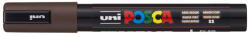 uni Dekormarker 1, 8-2, 5mm, Uni Posca PC-5M sötét barna (2UPC5MSB) - tintasziget