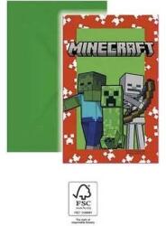Procos Minecraft meghívók, 6 db - Procos (95658)