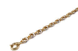 Ékszershop Bicolor fantázia arany karlánc (1333846)