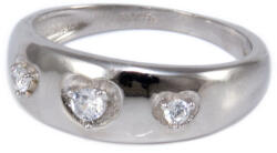 Ékszershop Köves szives ezüst gyűrű (2183250)