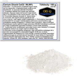  Üveg polírozó por cerium-dioxid-os 100 gr. GB-Q