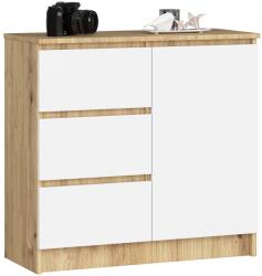  Komód K80 Jerry 1d 3sz Pk Artisan Tölgy / Fehér