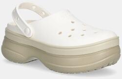 Crocs papucs Classic Stacked Clog - bézs Női 37/38