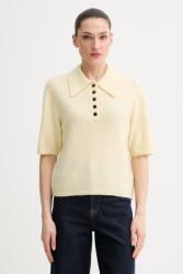 Gestuz pulóver gyapjúkeverékből - sárga L