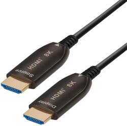  Cablu HDMI v2.0 Active Optical AOC 30m 8K 60Hz ARC Ethernet cu fibra optica 4.8mm (028-234)