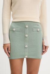 Silvian Heach szoknya kasmír keverékből LEFTERIS - zöld L